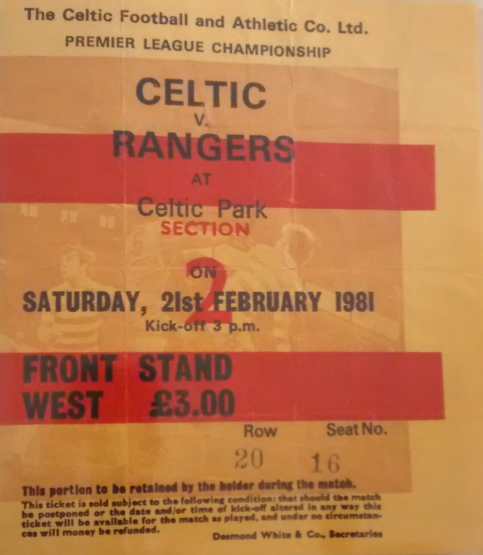 1981 Celtic v Rangers