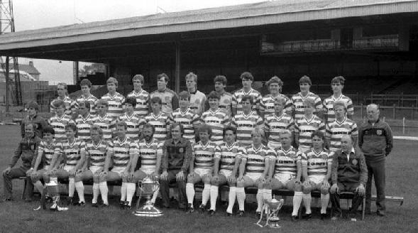 Celtic team line-up 1985-86 - Kerrydale Street