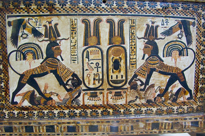 Tutankhamun - Cartouches of his birth and throne names Tutankhamun - Cartouches of his birth and throne names