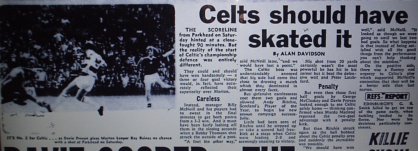 1979 Celtic 3-2 Morton report