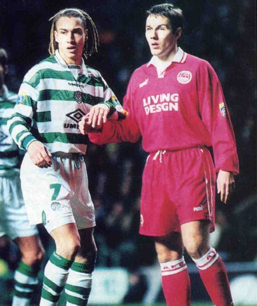 Henrik Larsson and Eoin Jess