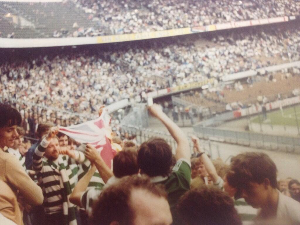 Celtic fans Rotterdam 1981