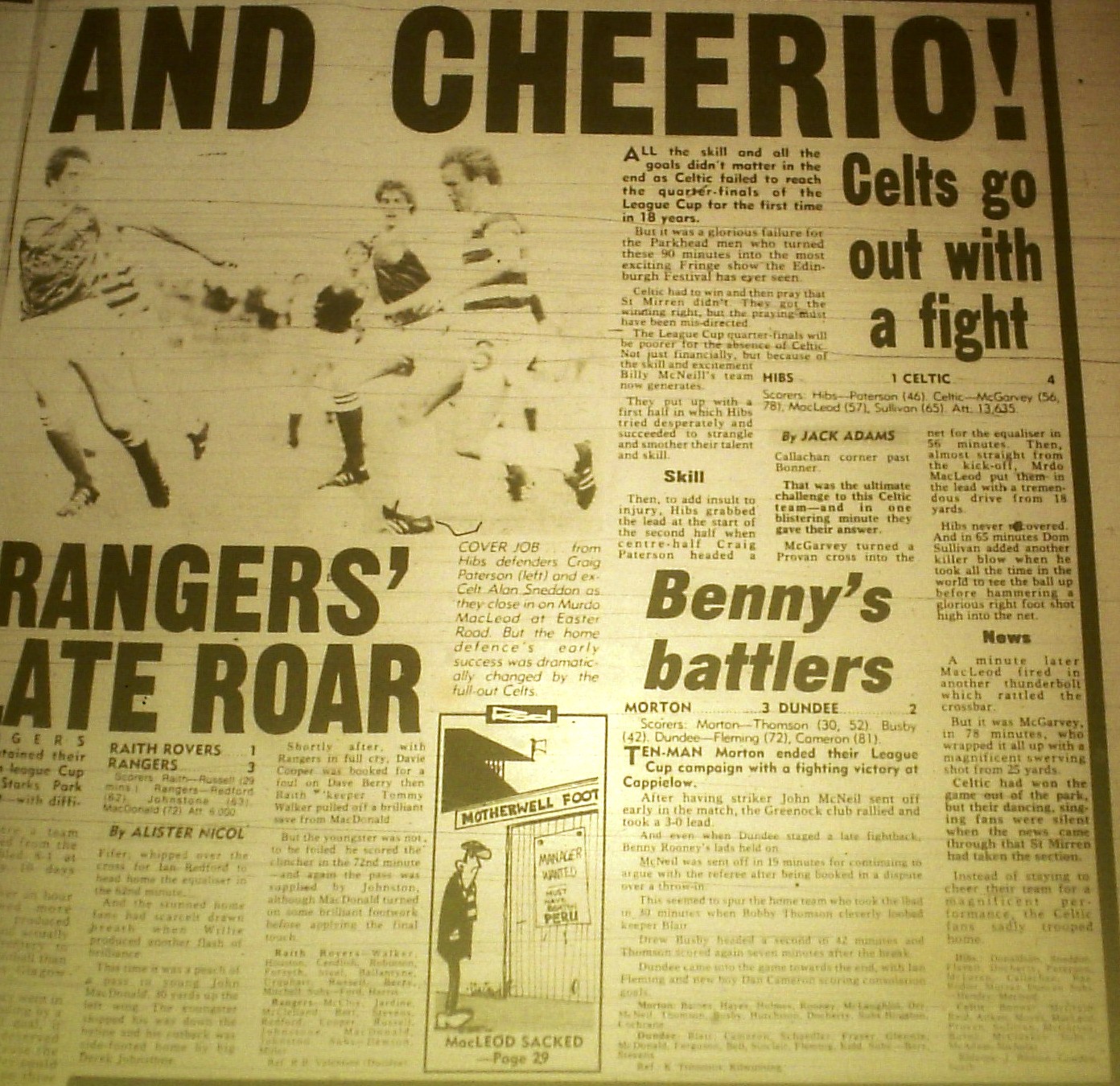 1981 Celtic 4-1 Hibs report