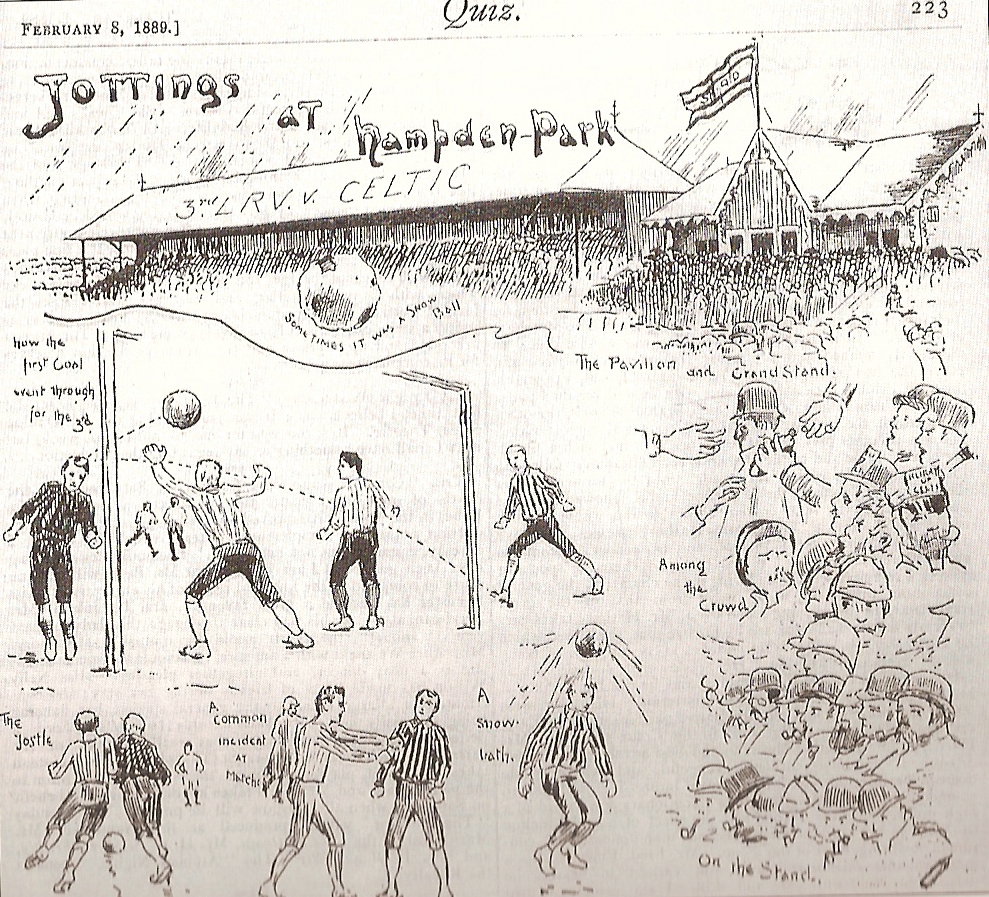 Cartoons - 1889 Scottish Cup Final - Kerrydale Street