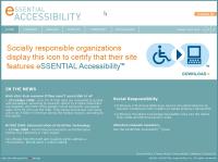screenshot of essential website screenshot of essential website
