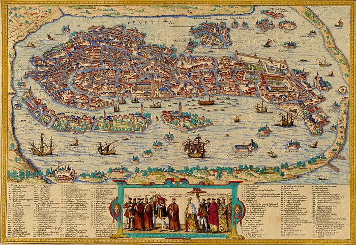 Venice (by Bolognino Zaltieri, 1565) Venice (by Bolognino Zaltieri, 1565)