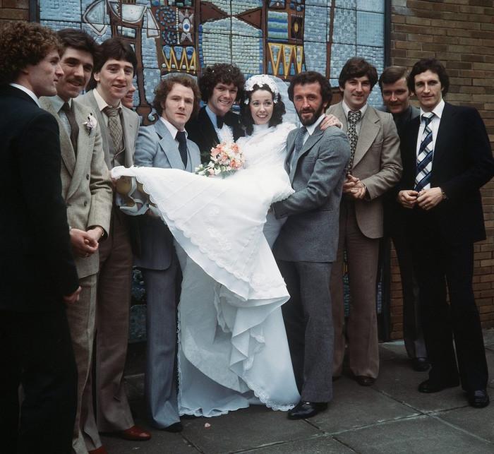 Roy Aitken's wedding 1979