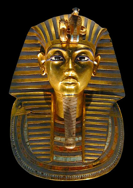 Tutankhamun- gold funerary mask Tutankhamun- gold funerary mask
