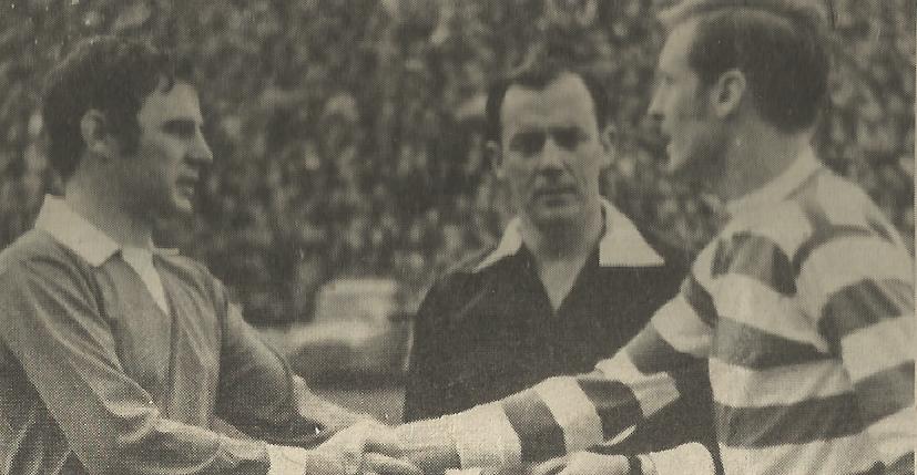 Benny Rooney and Billy McNeill 1969 League Cup Final