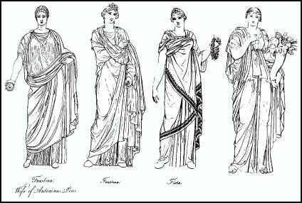 Fashion of Roman Women Fashion of Roman Women