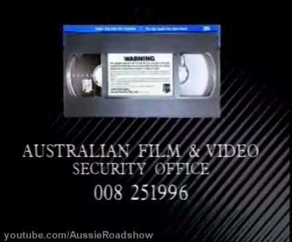 CBS/Fox Video Illegal Video Cassettes (1991) CBS/Fox Video Illegal Video Cassettes (1991)
