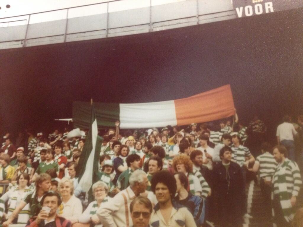 Celtic fans Rotterdam 1981