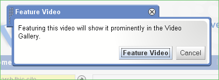 Feature video dialog Feature video dialog