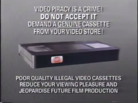 Fox Video Illegal Video Cassettes (1991) Fox Video Illegal Video Cassettes (1991)