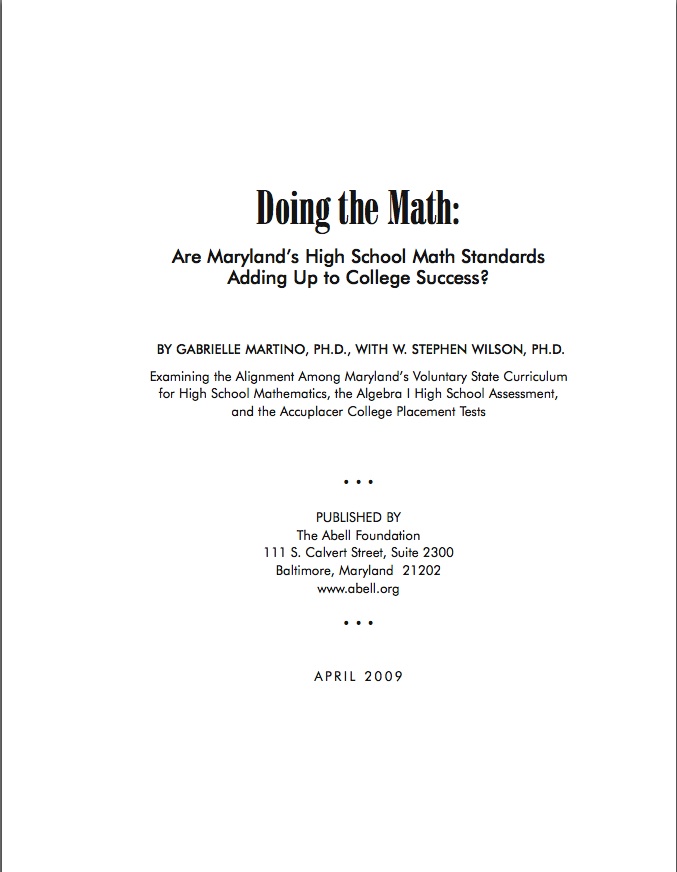Publications of Interest - Mathematically Sound Foundations Publications of Interest - Mathematically Sound Foundations